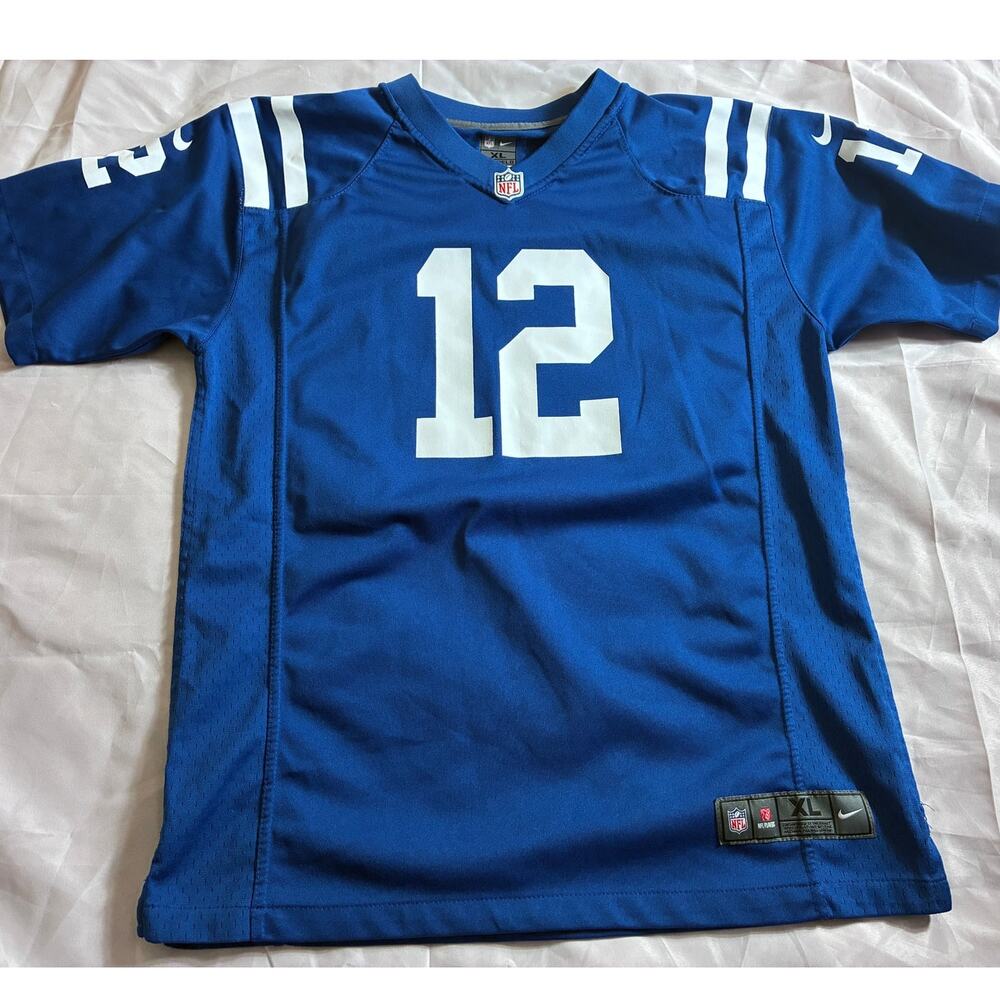 Nike NFL Indianapolis Colts Andrew Luck #12 Jersey Youth XL On Field